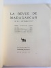 La Revue de Madagascar - N° 20 - octobre 1937 . La Revue de Madagascar