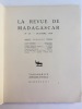La Revue de Madagascar. 24. Octobre 1938. La Revue de Madagascar. 