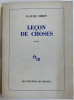 Leçon de choses. SIMON (Claude)
