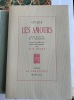Les Amours. Traduites du latin par M.J. Mangeart, et ornées de 24 pointes-sèches originales par P.E. Bécat.. OVIDE