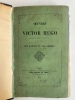 Les Rayons et les Ombres.. HUGO (Victor)