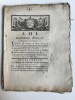 Constitution Françoise. Donnée à Paris, le 14 septembre 1791. Décret de l'Assemblée Nationale du 3 septembre 1791.. Constitution 1791