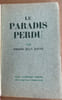 Le Paradis Perdu. JOUVE (Pierre Jean)
