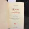 Oeuvres complètes II. Oeuvres diverses. LA FONTAINE, Jean de - Edition établie et annotée par Pierre Clarac