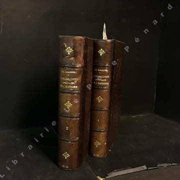 Philosophie Analytique de l'Histoire. Tome premier et tome second (2 volumes). Les idées - Les religion - Les systèmes (Livres I à livre VIII). ...