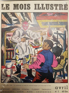 Le Mois Illustré, N°1 : Première de couverture : 3 Mars 1956, un malfaiteur en tenue de carnaval attaque une ferme dans le Jura - Cannes ou la nouvelle foire aux vanités (Max Favalelli) - Les bas-fonds de Paris : le quartier chinois de la gare de Lyon (Jean-Paul Clébert) - La gloire pour un général : devenir broche ou tête de pipe - Monsieur sévère, nouvelle inédite (A. Breffort) - L'humour de Léon et de Chaval - Claudius Liogier a réalisé son rêve : voler la couronne de Napoléon 1er (Jacques Valognes) - Il vous est interdit de décrire le Strip-tease mais vous pouvez le voir (Romi) - Quel joli temps nous vivons !... (Guy Breton) - A Monte-Carlo Grace... pour les tricheurs américains (Robert Miquel) - La critique des critiques : La gueule de loup (M. G. Sauvageon)