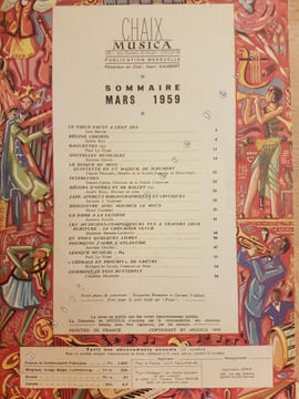 Musica disques, N° 60. Musica disques - Rédacteur en chef : Henri Gaubert
