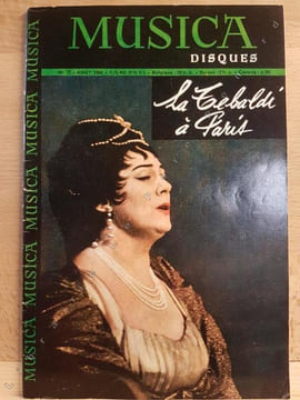 Musica disques, N° 77. Musica disques - Rédacteur en chef : Jean Dewelster