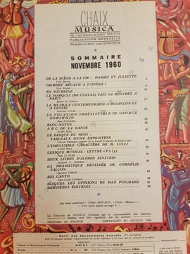 Musica disques, N° 80. Musica disques - Rédacteur en chef : Jean Dewelster