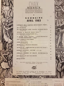 Musica disques, N° 109
