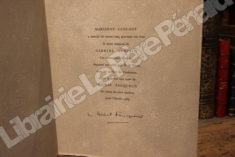 LES AMOURS DE JUPITER (exemplaire d'artiste). AUDISIO, Gabriel - Marianne CLOUZOT