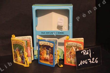 Trois minis pop-hop mobiles : La belle et la Bête, Hansel et Gretel, La nuit de Noël (Pop-up)