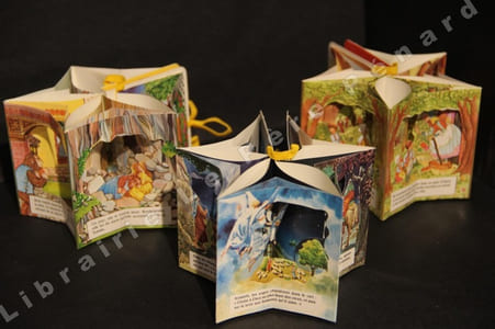 Trois minis pop-hop mobiles : La belle et la Bête, Hansel et Gretel, La nuit de Noël (Pop-up)