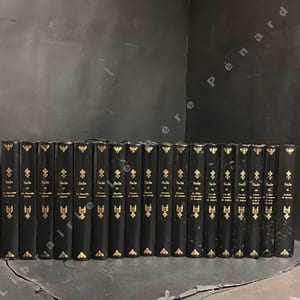 Oeuvres complètes de Sade. 35 volumes incluant 4 volumes des oeuvres théâtrales : I. Les infortunes de la vertu - II, III. Justine - IV, V, VI. Les Crimes de l'amour - VII. Historiettes, contes et fabliaux, Dorci, Séide - VIII. Dialogue, Oxtiern, Écrits politiques - IX, X, XI, XII. Aline et Valcour - XIII. cahiers personnels, Adélaide - XIV. La Marquise de Gange - XV à XVIII. La Nouvelle Justine, III notes - XIX à XXIV. Histoire de Juliette - XXV. La philosophie dans le boudoir - XXVI, XXVII, XXVIII. Les 120 journées de Sodome - XXIX, XXX. Lettres de Vincennes et de la Bastille - XXXI. histoire secrète d'isabelle de Bavière - XXX à XXXV. Théatre