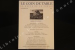 Le Coin de Table, N° 36 : Babel et la Poésie : La poésie albanaise (Adrian Marashi) - Charles Péguy dans la poésie finlandaise (Yves Avril) - La ...
