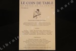 Le Coin de Table, N°44 : Age d'or et murs d'argent : Poésie féminine ? Poésie masculine ? (Jacques Charpentreau) - Louis de Vilmorin, la belle ...