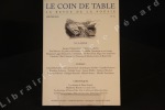 Le Coin de Table, N°41 : A la page : Culture et cultures (Jacques Charpentreau) - Le poète et les homes du chiffre. Lamartine en son temps (Noël ...