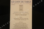 Le Coin de Table, N°49 : Mais qu'est-ce que nous faisons là ? : Boris Vian. L'art de la provocation poétique (Jacques Charpentreau) - Sur quelques ...