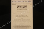 Le Coin de Table, N°53 : Cela s'appelle l'Aurore : Poésie mémorable. La poésie de René Guy Cadou (Jacques Charpentreau) - "Sous le pont Mirabeau..." ...