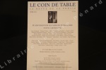 Le Coin de Table, N°54 : Plaidoyer pour les âmes du Purgatoire, Poètes à retrouver : Jean de Sponde, Vincent Voiture, Marie-Antoinette Deshoulières, ...