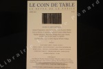 Le Coin de Table, N°58 : Pour un art poétique : Jean Cocteau, les secrets du passé définitif (Jacques Charpentreau) - Le premier grand poète hongrois, ...