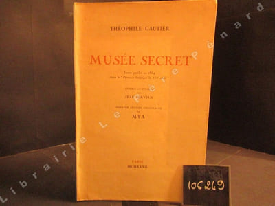 Musée Secret. Texte publié en 1864 dans le "Parnasse Satyrique du XIX siècle"