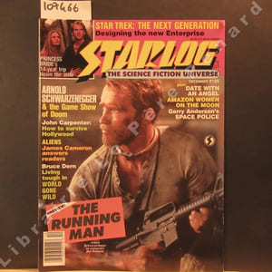 Starlog N° 125 : Star Trek the next generation - Arnold Schwarzenegger & the Game Show of Doom - Aliens - Preview, The Running Man - ...