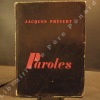 Paroles. PREVERT, Jacques