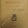 Jacques Callot - Philippe et Jean-Baptiste de Champaigne - Gérard Edelinck - Les Saint-Aubin (4 volumes en un seul). GRAVEURS, COLLECTIF -  Marius ...