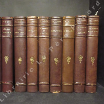 Oeuvres complètes de Pierre Loti en 15 volumes : Le pêcheur d'Islande - Le mariage de Loti - Ramuntcho - Le roman d'un enfant - Mon frère Yves - Un ...