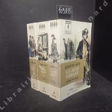 Le juif errant. Tome 1 + Tome 2 + Tome 3 (3 volumes). SUE, Eugène - Illustré par Gavarni (Sulpice Guillaume Chevalier)