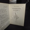 Premiers poèmes. 1913-1921. ELUARD, Paul