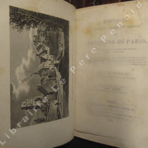 Histoire physique, civile et morale des environs de Paris, Depuis les premiers temps historiques jusqu'à nos jours ; Contenant l'Histoire et la Descriptions du pays et de tous les lieux remarquables compris dans un rayon de vingt-cinq à trente lieues autour de la Capitale ; enrichie d'une belle Carte des Environs de Paris, et de beaucoup de Gravures représentant les principaux Edifices, tels qu'Eglises, Palais, Châteaux, Maisons de plaisance, Canaux, Vues pittoresques, etc., etc. (en 7 volumes)
