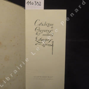 Catalogue de Gravures & Estampes