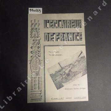 L'Eclaireur de France N° 7 : Y'a du roulis, Y'a du tangage... chez les Eclaireurs Marins d'Alger - Main gauche (La PIE) - L'orientation (ASTEROIDE ...
