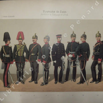 L'Armée Allemande sous l'Empereur Guillaume II. Description authentique de l'habillement et de l'équipement de l'armée (2 Volumes). BALASCHOFF, P. de ...