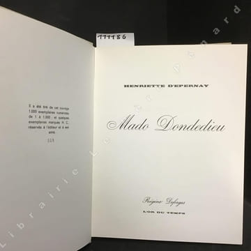 Mado Dondedieu. D'EPERNAY, Henriette
