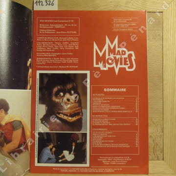 Mad Movies N° 33 : Ed French, de Romero à Michael Jackson - L'histoire sans fin - 1984 - Gremlins - Dans les coulisses d'Indiana Jones - .... Mad ...