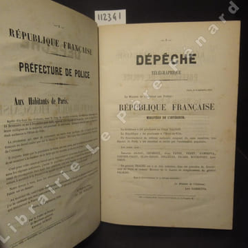 Les murailles politique de la France. (Recueil de tracts). COLLECTIF