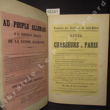 Les murailles politique de la France. (Recueil de tracts). COLLECTIF