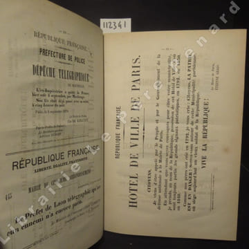 Les murailles politique de la France. (Recueil de tracts). COLLECTIF