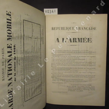 Les murailles politique de la France. (Recueil de tracts). COLLECTIF