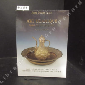 Art Islamique. Tableaux orientalistes - Catalogue de vente Mercredi 8 et Jeudi 9 Novembre 1989
