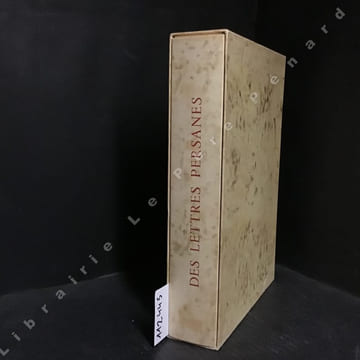 Des lettres persanes. MONTESQUIEU - Ornements dessinés et gravés sur bois de Robert Blanchet - Eaux-fortes de Pierre Prud'hon - Avant-dire de Didier ...