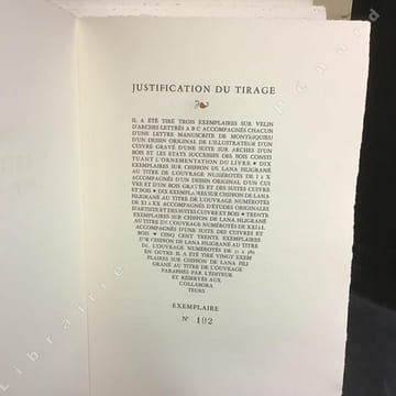 Des lettres persanes. MONTESQUIEU - Ornements dessinés et gravés sur bois de Robert Blanchet - Eaux-fortes de Pierre Prud'hon - Avant-dire de Didier ...