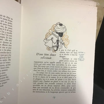 Des lettres persanes. MONTESQUIEU - Ornements dessinés et gravés sur bois de Robert Blanchet - Eaux-fortes de Pierre Prud'hon - Avant-dire de Didier ...