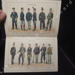 Die Armeen der Balkan-Staaten (Türkei - Griechenland - Rumänien - Serbien - Bulgarien - Montenegro) in ihren gegenwärtigen Uniformirungen. 10 Tafeln in lithographischem Farbendruck mit 64 Abbildungen. Nebst Erläuterungen und Mittheilungen über die Organisation, Eintheilung, Stärke, Bewaffnung und Uniformirung dieser Armeen.