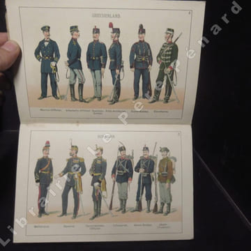 Die Armeen der Balkan-Staaten (Türkei - Griechenland - Rumänien - Serbien - Bulgarien - Montenegro) in ihren gegenwärtigen Uniformirungen. 10 Tafeln ...