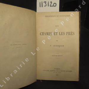 Les champs et les prés. Sixième édition.