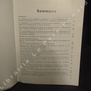 Rencontre à Oulianovsk - Rencontre Syndicale Internationale à l'occasion du 100e anniversaire de la naissance de V. I. Lénine. 16 et 17 avril 1970